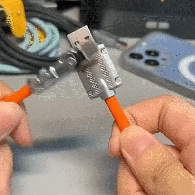 180° drehbares Schnelllade-Datenkabel