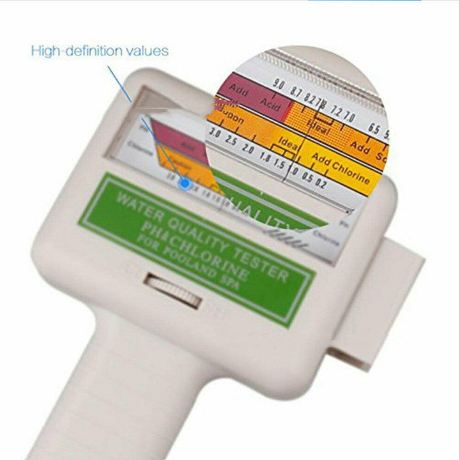 PH and EC chlorine meter - Check water quality - 2 in 1 version