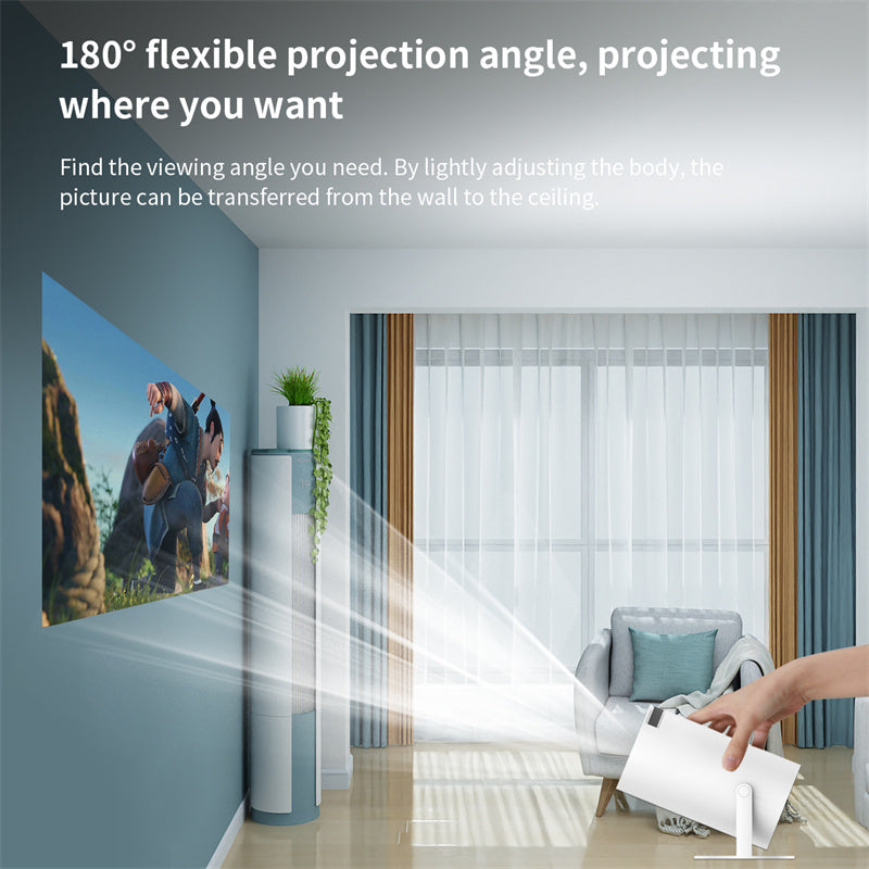 Smart HD Portable Projector - Automatic Focus - WiFi 2.4/5G - 4K HD - Bluetooth