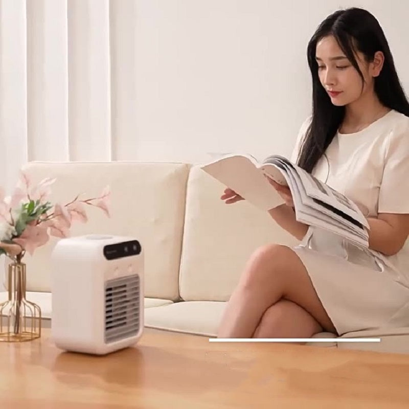 Air conditioner with cooler fan