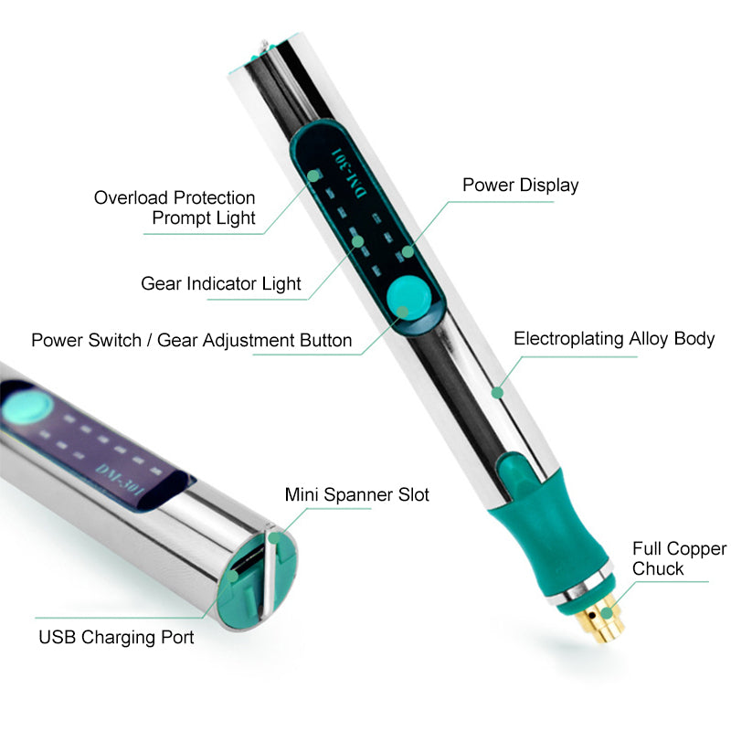 Elektrischer Gravurstift - Combo Set