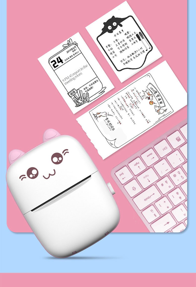 Mini portable laser printer