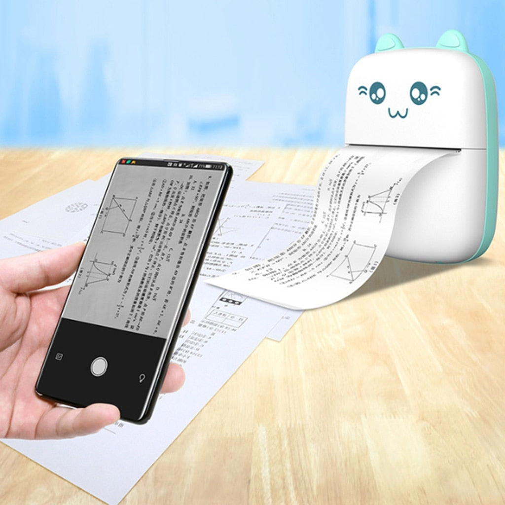 Mini portable laser printer