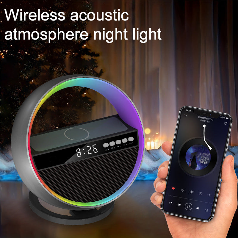 RGB Smart Lamp - Wireless Charger - Speaker - Bluetooth APP Control