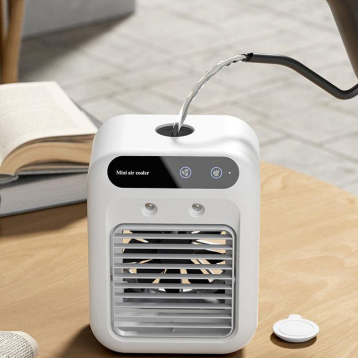 Air conditioner with cooler fan