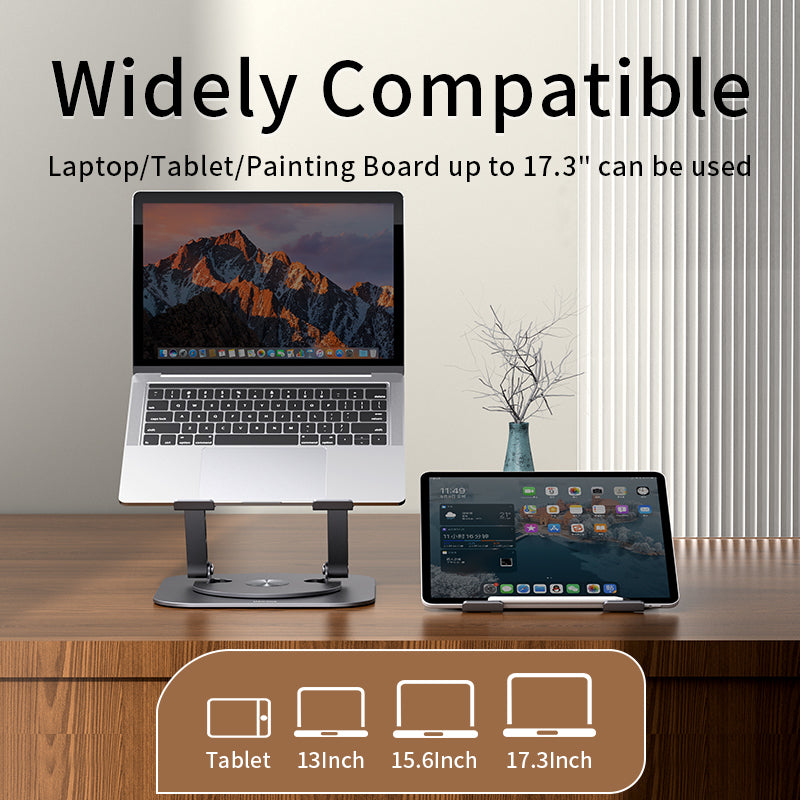 Aluminum alloy rotating bracket for laptop