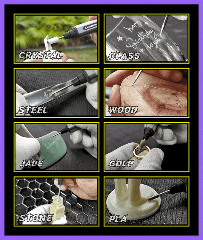 Elektrischer Gravurstift - Combo Set