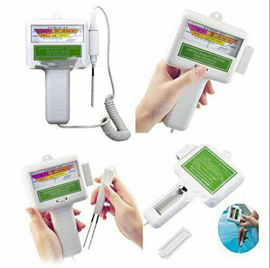 PH and EC chlorine meter - Check water quality - 2 in 1 version