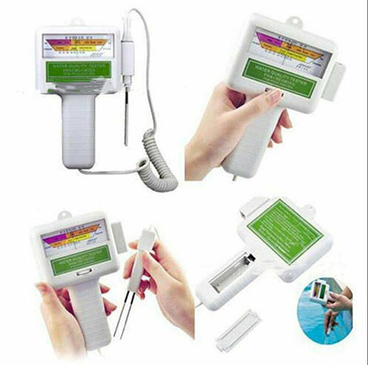 PH and EC chlorine meter - Check water quality - 2 in 1 version