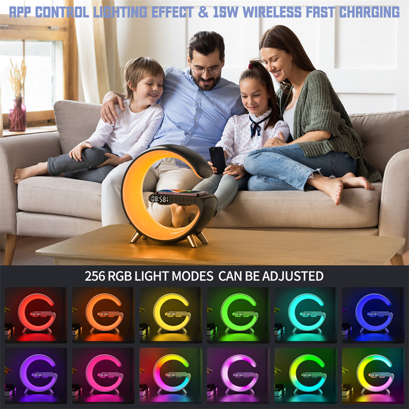 Lampe LED chargeur sans fil - Wireless - APP - Speaker - Bluetooth