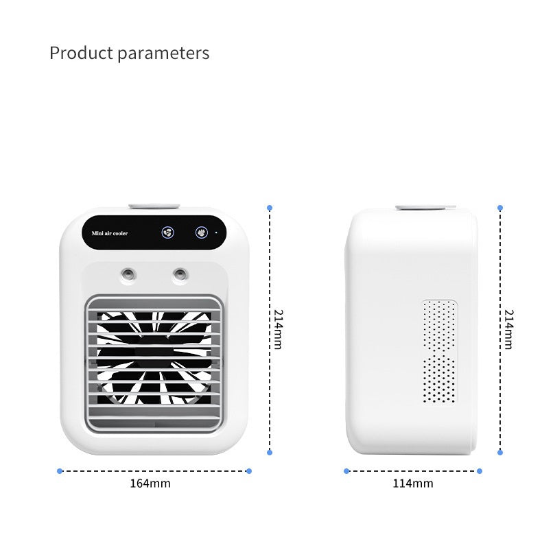 Air conditioner with cooler fan