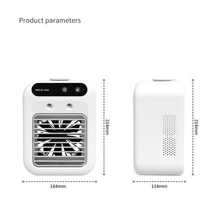 Air conditioner with cooler fan