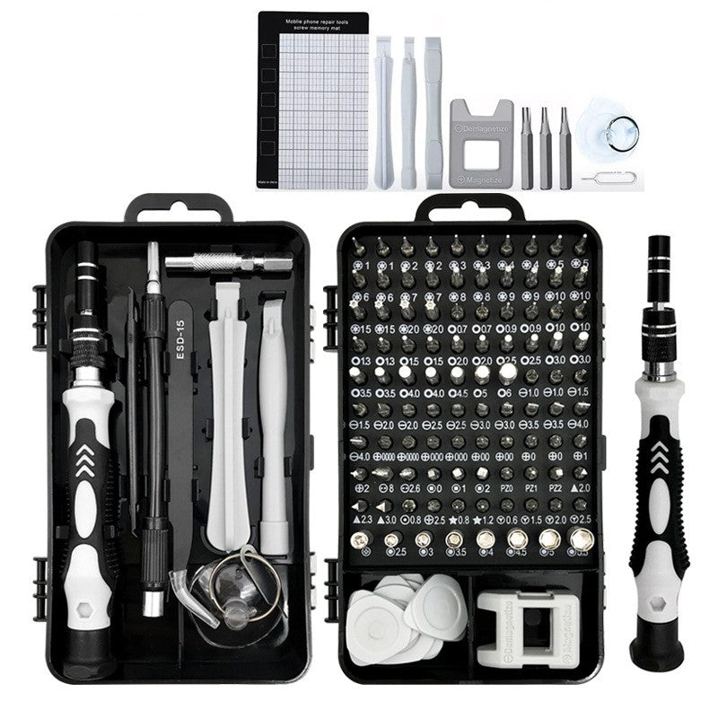 Mini-Präzisions-Schraubendreher-Set – 123-teilig – Chrom-Vanadium – Top-Qualität