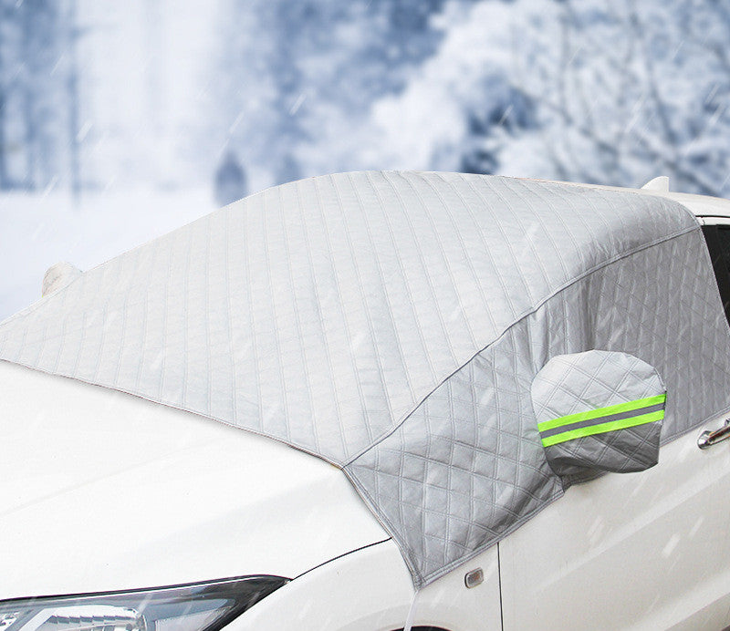 Magnetic car anti-snow cover