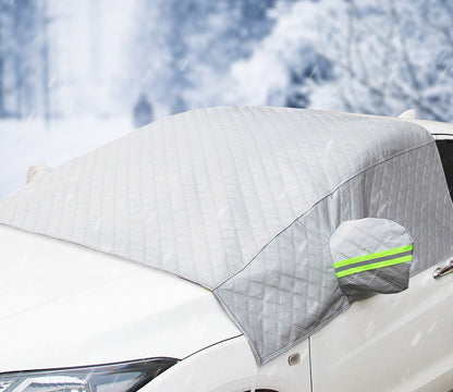 Magnetic car anti-snow cover