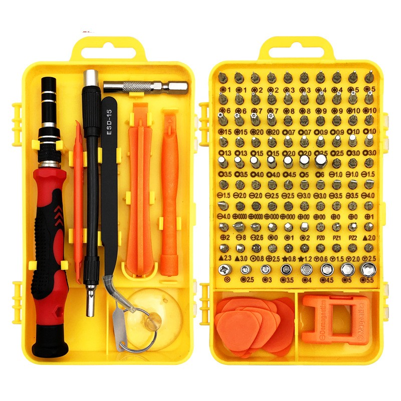 Mini-Präzisions-Schraubendreher-Set – 123-teilig – Chrom-Vanadium – Top-Qualität