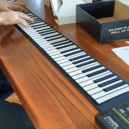 Portable Roll Up Piano with Speaker
