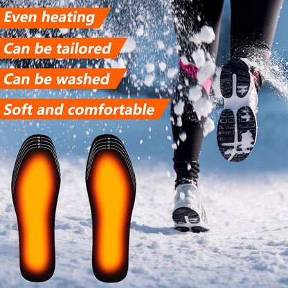 USB heated insoles