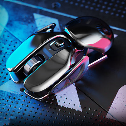 Souris métallique ergonomique sans fil
