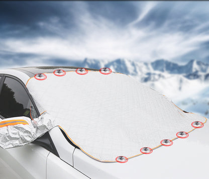 Magnetic car anti-snow cover