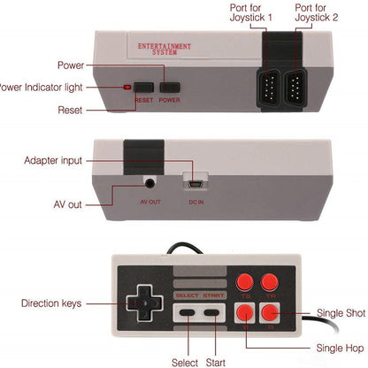 Retro video 620 games console