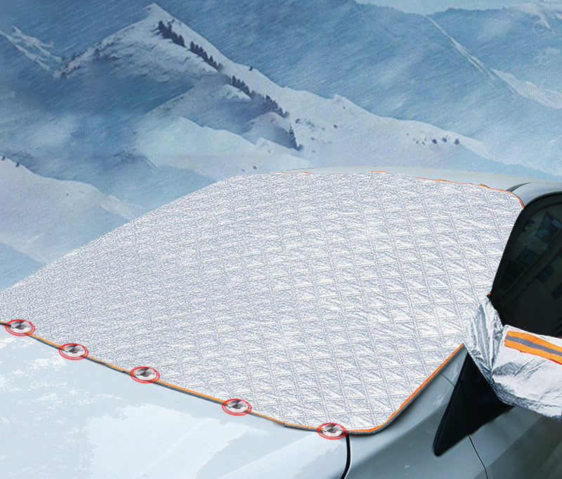 Magnetic car anti-snow cover