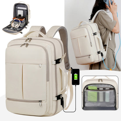 USB Rucksack mit Diebstahlsicherung und Ladegerät – Wasser Resistant