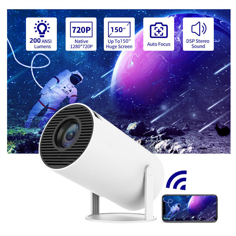 Intelligenter tragbarer HD-Projektor – Automatischer Fokus – WiFi 2.4/5G – 4K HD – Bluetooth