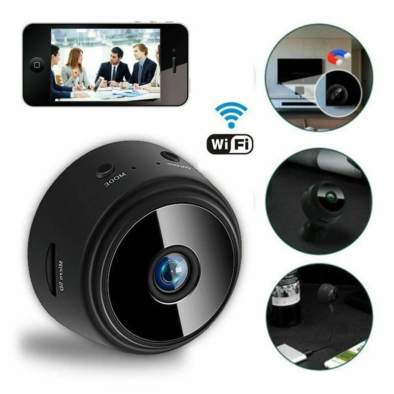 Micro WIFI camera - Full HD - Night Vision - Motion detector - Magnet