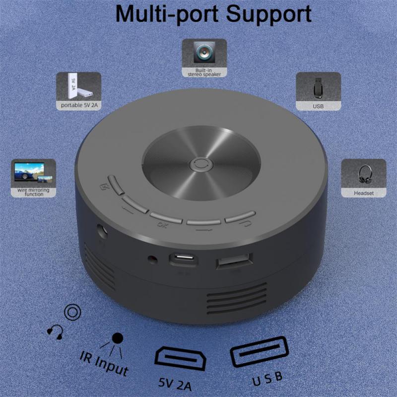 Mini Wifi projector 1080P - USB - High Resolution HD