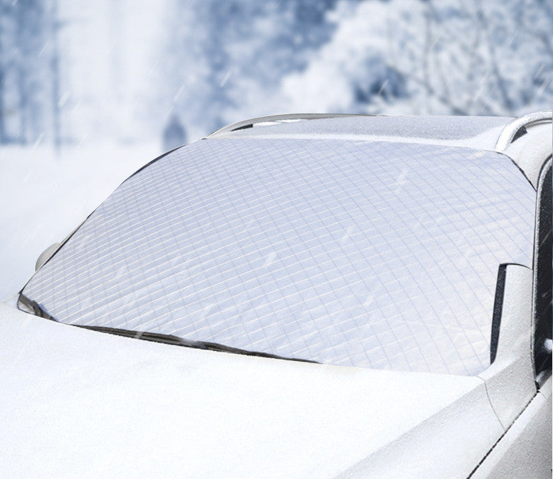 Magnetic car anti-snow cover