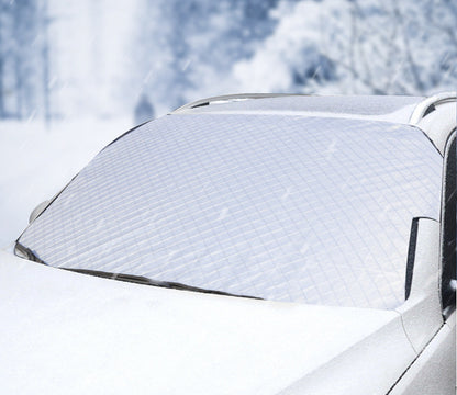 Magnetic car anti-snow cover
