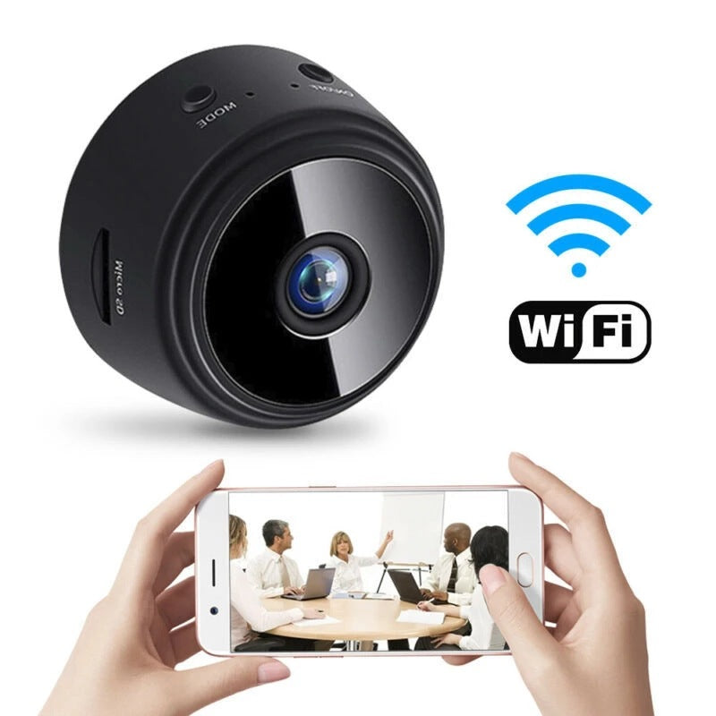 Micro WIFI camera - Full HD - Night Vision - Motion detector - Magnet