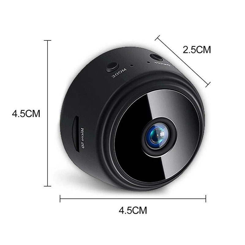 Micro WIFI camera - Full HD - Night Vision - Motion detector - Magnet