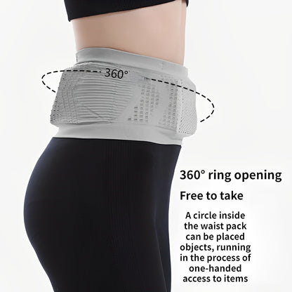 Sac de sécurité de taille de course invisible respirant multifonctionnel