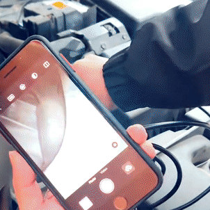 USB endoscope with camera - Smartphone (type-C), tablet + computer