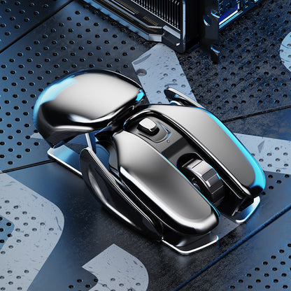 Souris métallique ergonomique sans fil